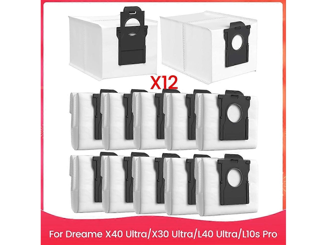 Sacos De Pó Para Aspirador Robô X40 Ultra/x30 Ultra/l40 Ultra/l10s Pro Ultra/l10s Ultra Gen2 (substituição)_ptg
