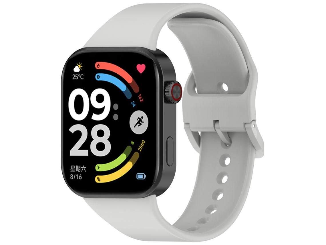 Bracelete De Silicone Para Redmi Watch 6 (prateado)