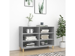 Vidaxl Aparador 103,5x35x70 Cm Derivados De Madeira Cinzento Sonoma