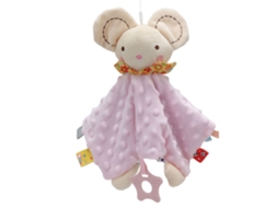 Mali cobertor de Segurança para Bebê Macio Pelúcia Boneca Animal Adorável Cor Vibrante Rosa