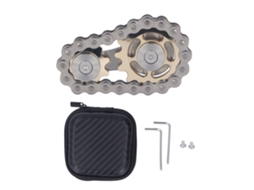 Mali brinquedo Sensorial de Corrente de Bicicleta Metal Pinhões Alivio de Estresse Dedo