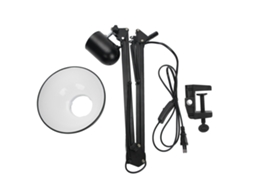 Luz De Mesa Com Clip Led 360° Rotação Para Manicure, Cilios E Maquiagem