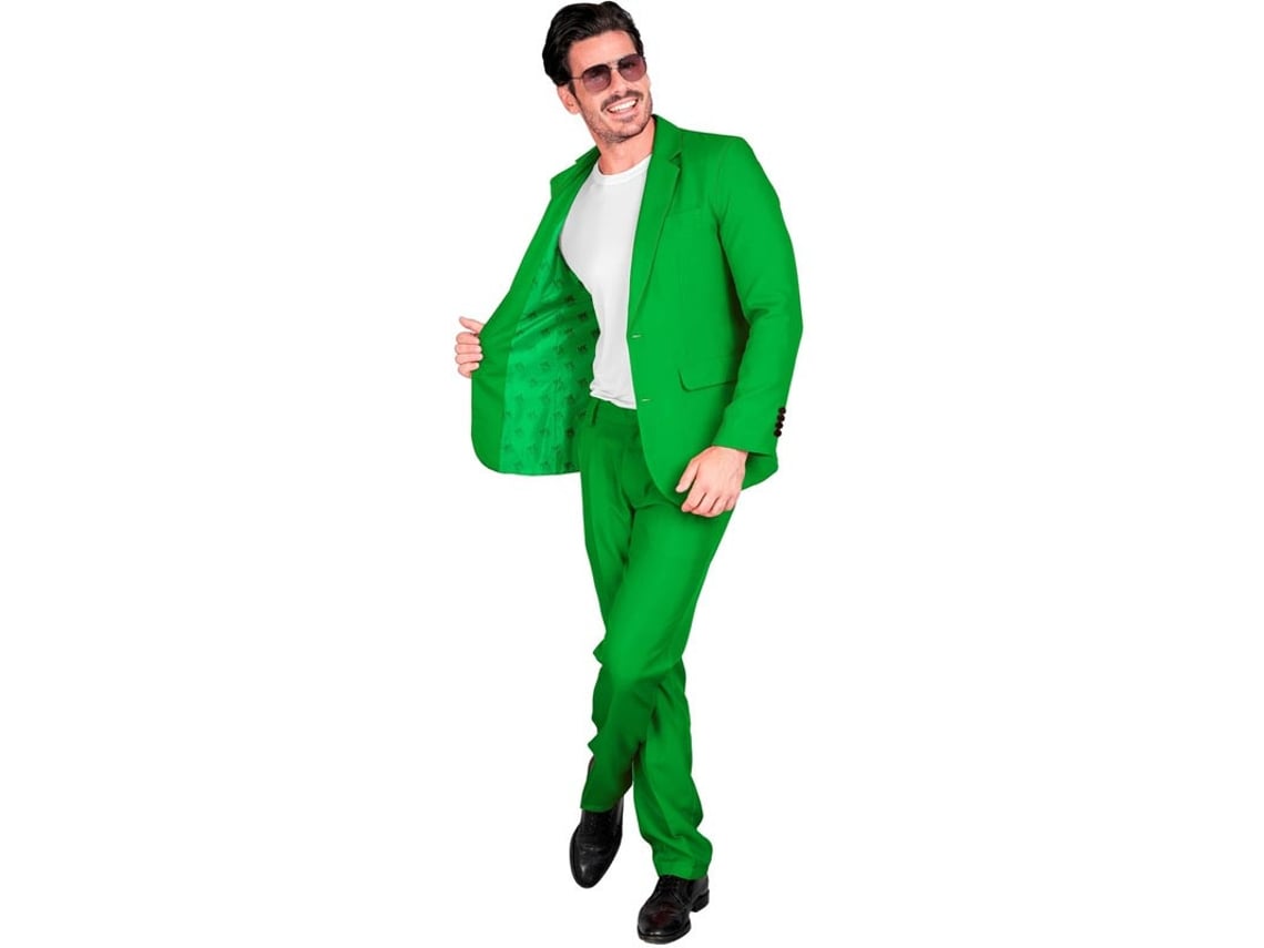 Terno elegante e engraçado Mr. Green para homens