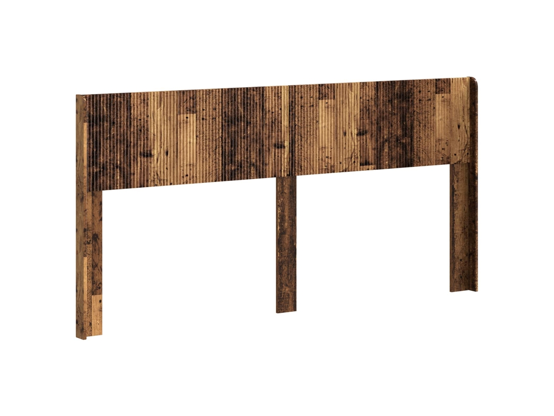 Conjunto 1 Cabeceira Vidaxl Castanho Derivados De Madeira (200 Cm)