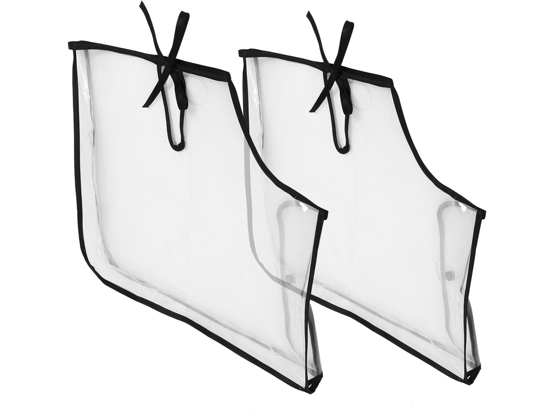 Luvas de motociclismo Guidão, ideais para o inverno, luvas de plástico impermeáveis com tamanho extra grande.