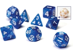 Sirius Dice Sirius Dice Set Pearl Blue Acrylic 7-die Set