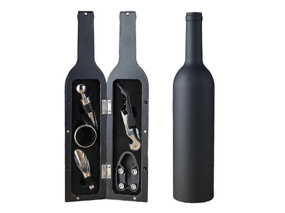 Kit De Acessórios Para Vinho Com 5 Peças - Abridor De Rolhas Para Garrafa De Vinho