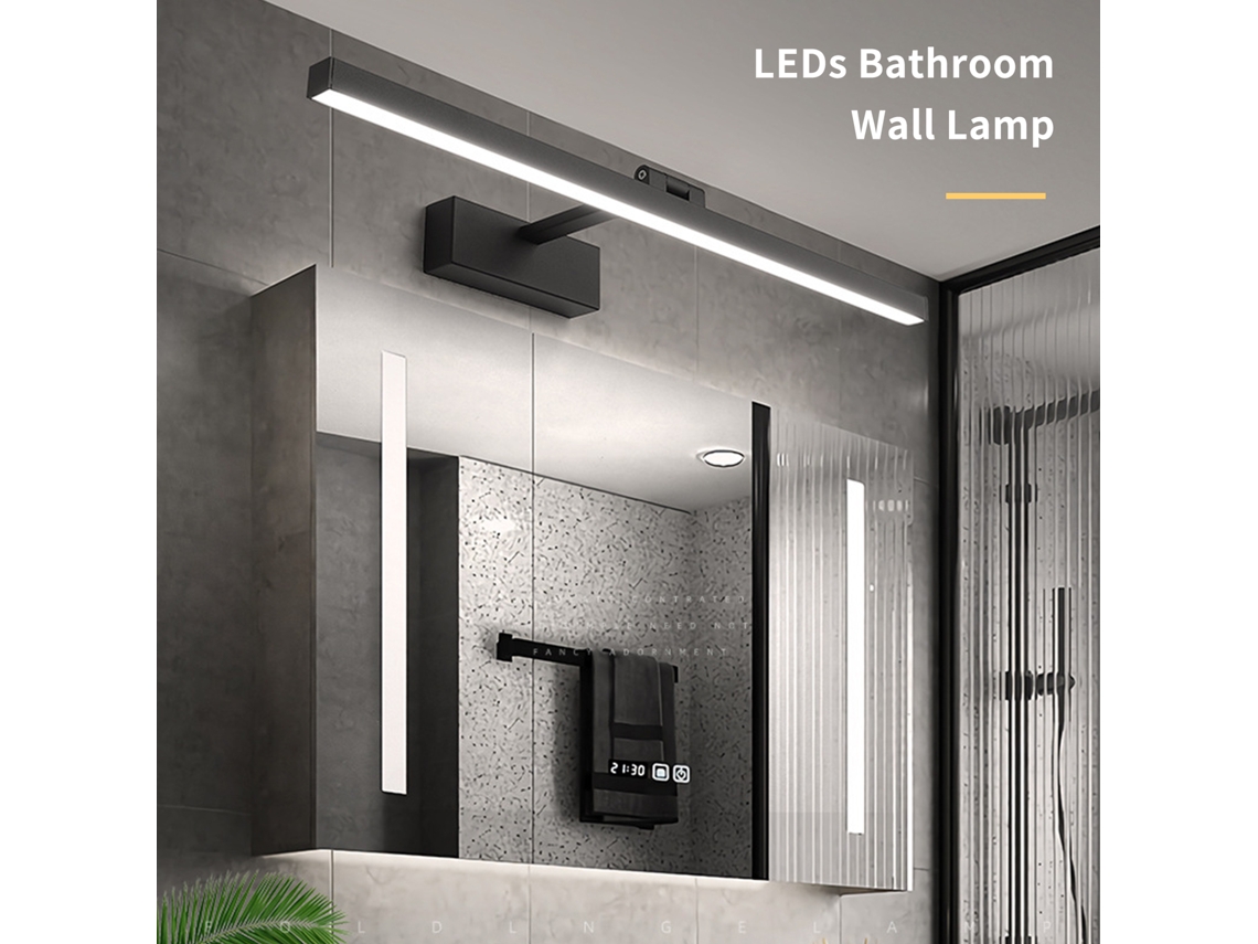 2026 lâmpada de Parede Sconce Led Moderna 9w 40cm/15.7in 6000k Luz Branca Fria para Banheiro Espelho Ac100 240v