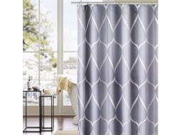 Cortina De Baño Antihongos De Poliéster Impermeable Resistente Al Agua 200x200 Cm Con 12 Ganchos