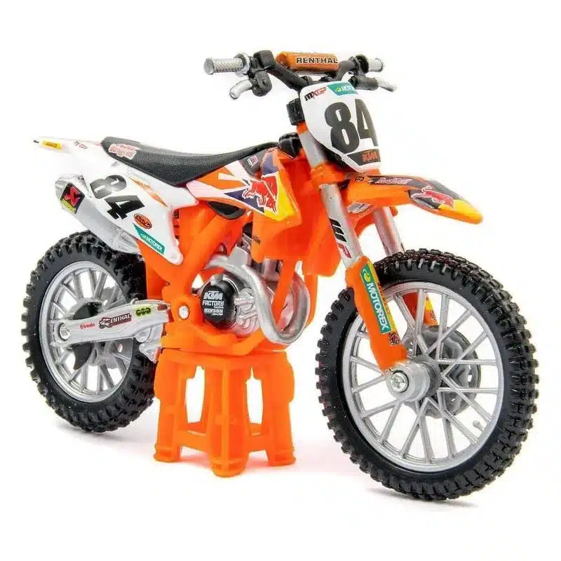Moto De Juguete Ktm Cycle Wrb Naranja Escala 1 18 78048 Ktm2018 Bura Colorbabymás De 3 Añosp25
