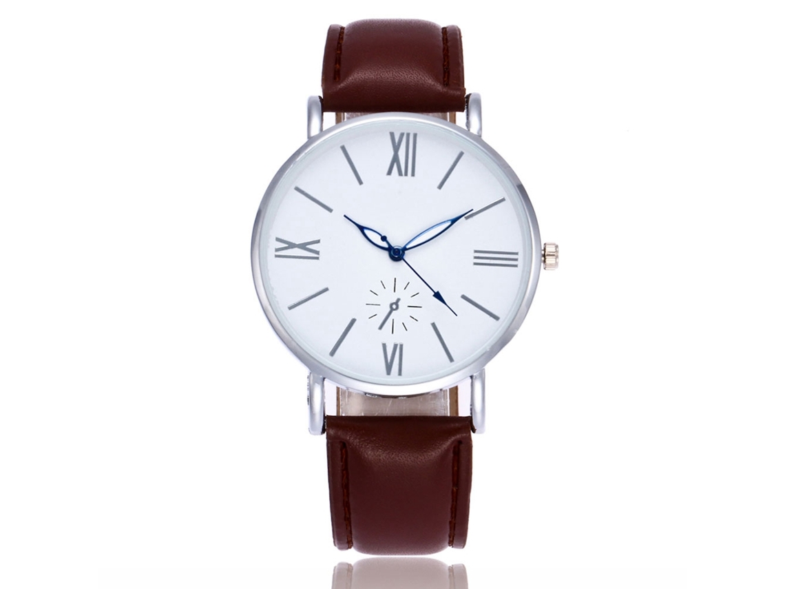 Reloj De Cuarzo Elegante Casual Clásico Para Hombres Regalo (negro)