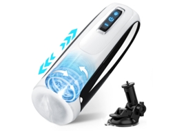 Masturbador Masculino Eltrico Automtico Com 10 Modos De Impulso E Rotao (branco) Yizhood