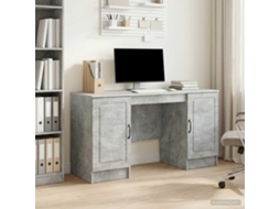 Vidaxl Mesa Cinzento Cimento 142,5 X 50 X 75 Cm Derivados De Madeira