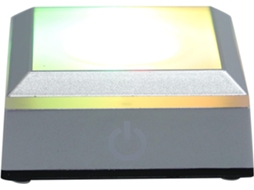 Suporte Para Joias Em Formato De Bola Cristal 3d, Luminária Noturna Em Formato De Pirâmide, Compacta E Transparente Em