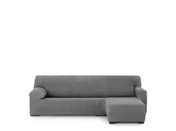 Capa para chaise longue de braço curto direito EYSA THOR Cinzento escuro 110 x 110 x 310 cm