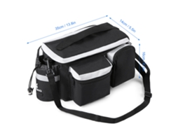 Bolsa Traseira para Bicicleta com Rack Mochila | S/MARCA