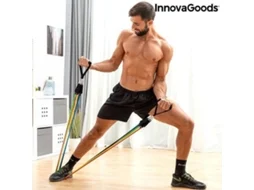 Conjunto De Faixas De Resistência - Conjunto De 5 Faixas Ajustáveis - Multicolorido - Inclui Guia E Bolsa - Para Fitness