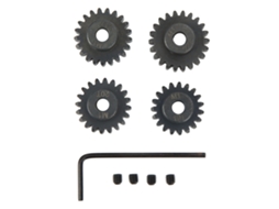 Mali kit de Engrenagens Pinion para Motor Rc M1 5mm 19t 20t 21t 22t para Carro Modelo 1/8