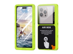 Capa Universal À Prova Dágua para Celular, Adequada para Dispositivos com Tela de Até 6,9 Polegadas, Cor Verde. PANOONA