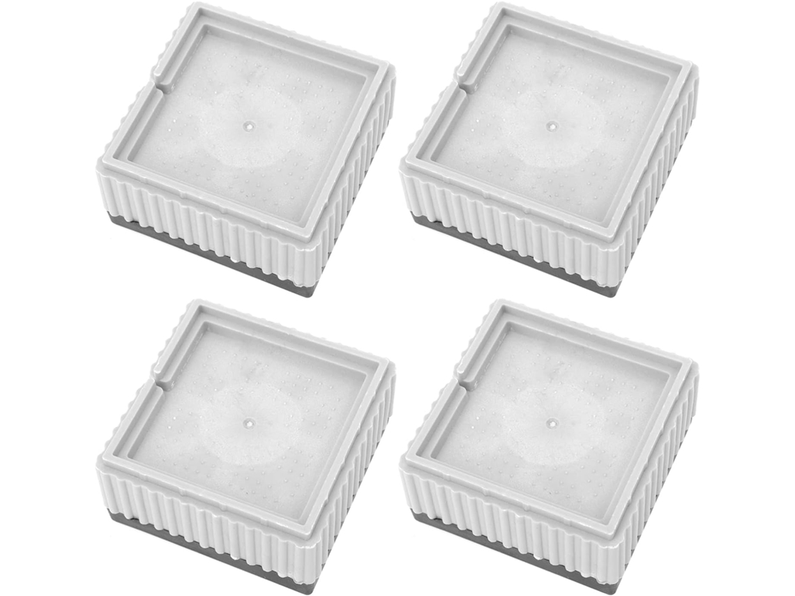 Conjunto De 4 Protetores Antiderrapantes Para Móveis E Pisos, Com Elevação Para Os Pés, Ideais Para Geladeiras