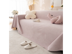 Protetor de Almofada de Sofá com Capa de Assento Antiderrapante Rosa-180X260Cm LUUCOZK