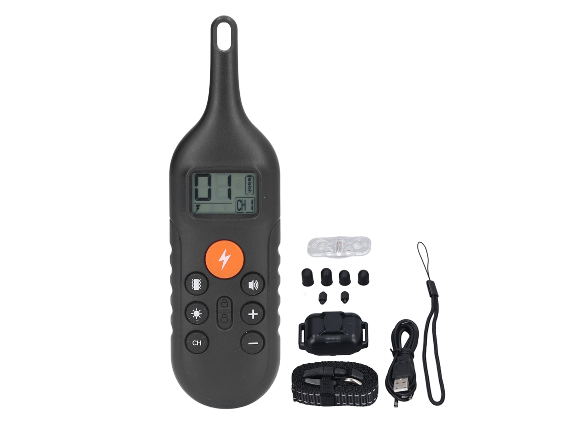 Collar anti latidos para cães com controle remoto 800m, ip67, carregamento usb, treinamento outdoor | S/MARCA