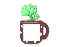 Adesivo de interruptor luminoso com design de desenho animado 2026 para decoração de sala de estar e quarto Pachyveria Pachytoides