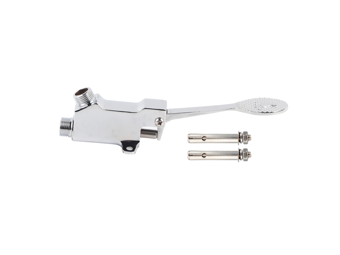 Válvula De Pedal De Montagem No Chão Rosca G1/2 Controle De àgua