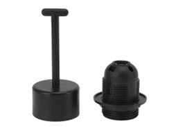 10pcs base de lâmpada E27 soquete núcleo de cobre resistente à alta temperatura com mangueira para DIY