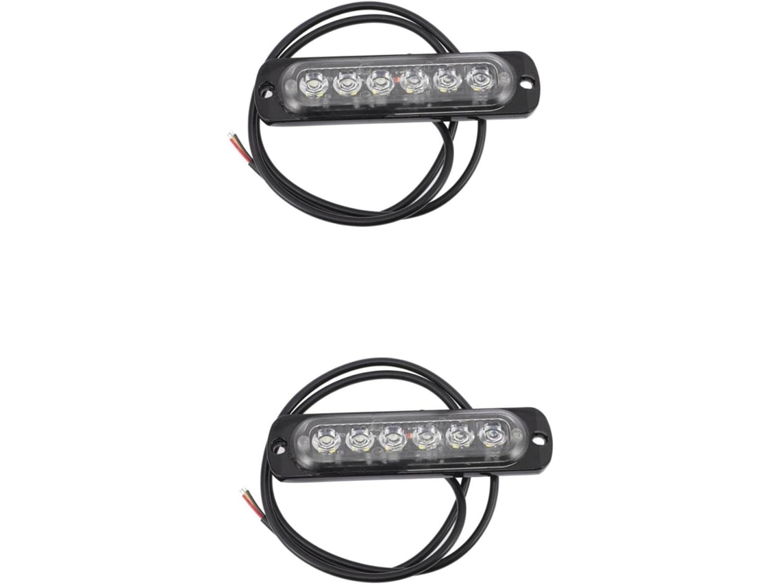 Kit Com 2 Lâmpadas Led Ultechnovo Para Vans, 1w = 5w, Luzes Estroboscópicas De Advertência Fáceis Instalar Para Veículos