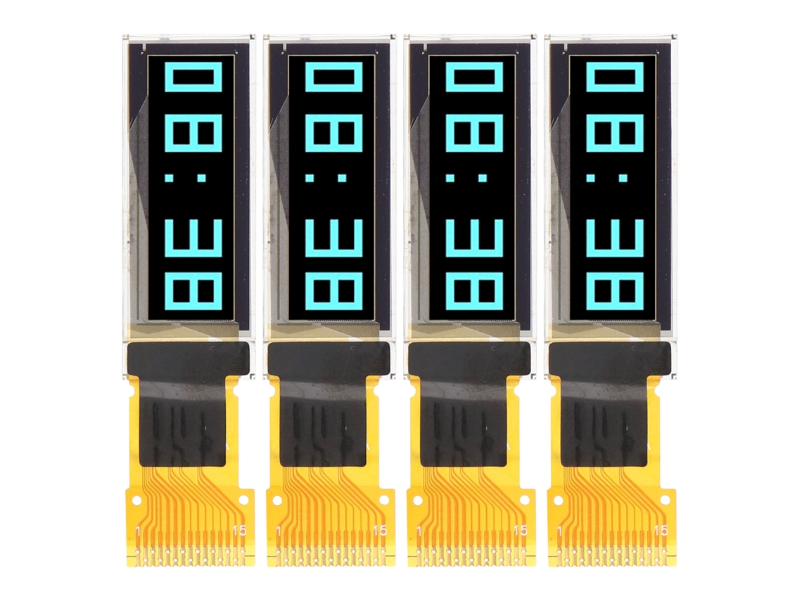 Display Oled Laxiscreed De 0,91 Polegadas Com Interface Spi E 15 Pinos Para Projetos Eletrônicos Compactos