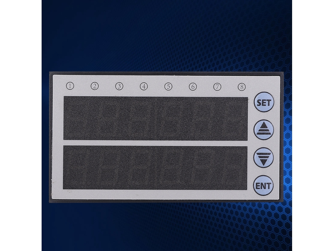 Display de Texto Plc com 2 Grupos 6 Dígitos e 8 Leds