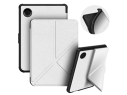 Capa Para E‑reader Kobo Clara 2e 6 Polegadas, Capa Protetora Couro Suporte Multi‑dobrável Czhhmart Branco