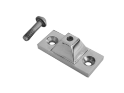 Aço Inoxidável Dobradiça Lateral Prateado 50 X 23 Mmoem Marine