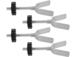 Parafuso De Aço Com Núcleo E Porca, 4 Peças, Em Formato De Y Com Revestimento Plástico, Para Instalação Em Topos De