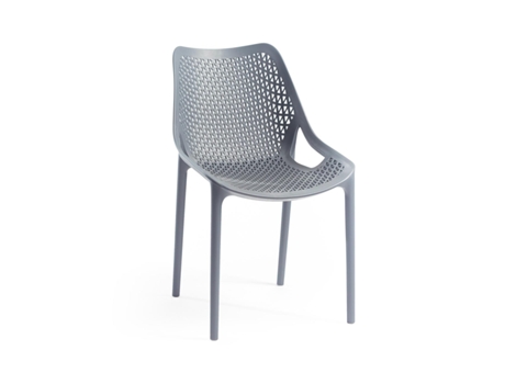 Conjunto 4 Cadeiras Bilros Tensai Furniture Cinzento