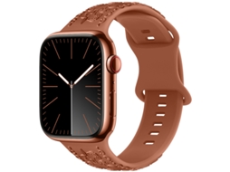 Bracelete Para Apple Watch 38/40/41/42mm Marrom Cuich