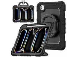 Capa de silicone híbrida para tablet Webake com alça de ombro para iPad Pro 11 (2024)