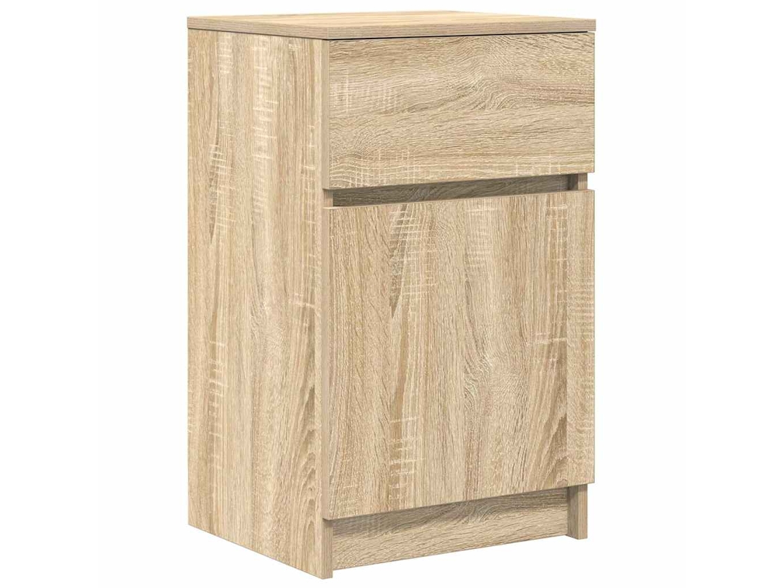 Mesa de Cabeceira MAISON EXCLUSIVE Derivados Madeira Carvalho Sonoma (39x35x65 cm)