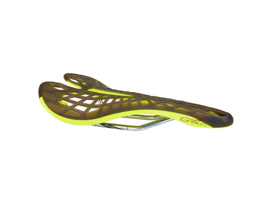 Selim Spyder Twin Tail 2 Carbon Hts Amarelo 135 Mmtioga