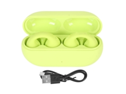 Fones de Ouvido LAXISCREED Condução Óssea Bluetooth Clip on