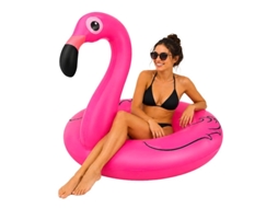 Boia Inflável de Flamingo, 102 Cm, Pvc, Peso Máximo 150 Kg AQUAFORGE