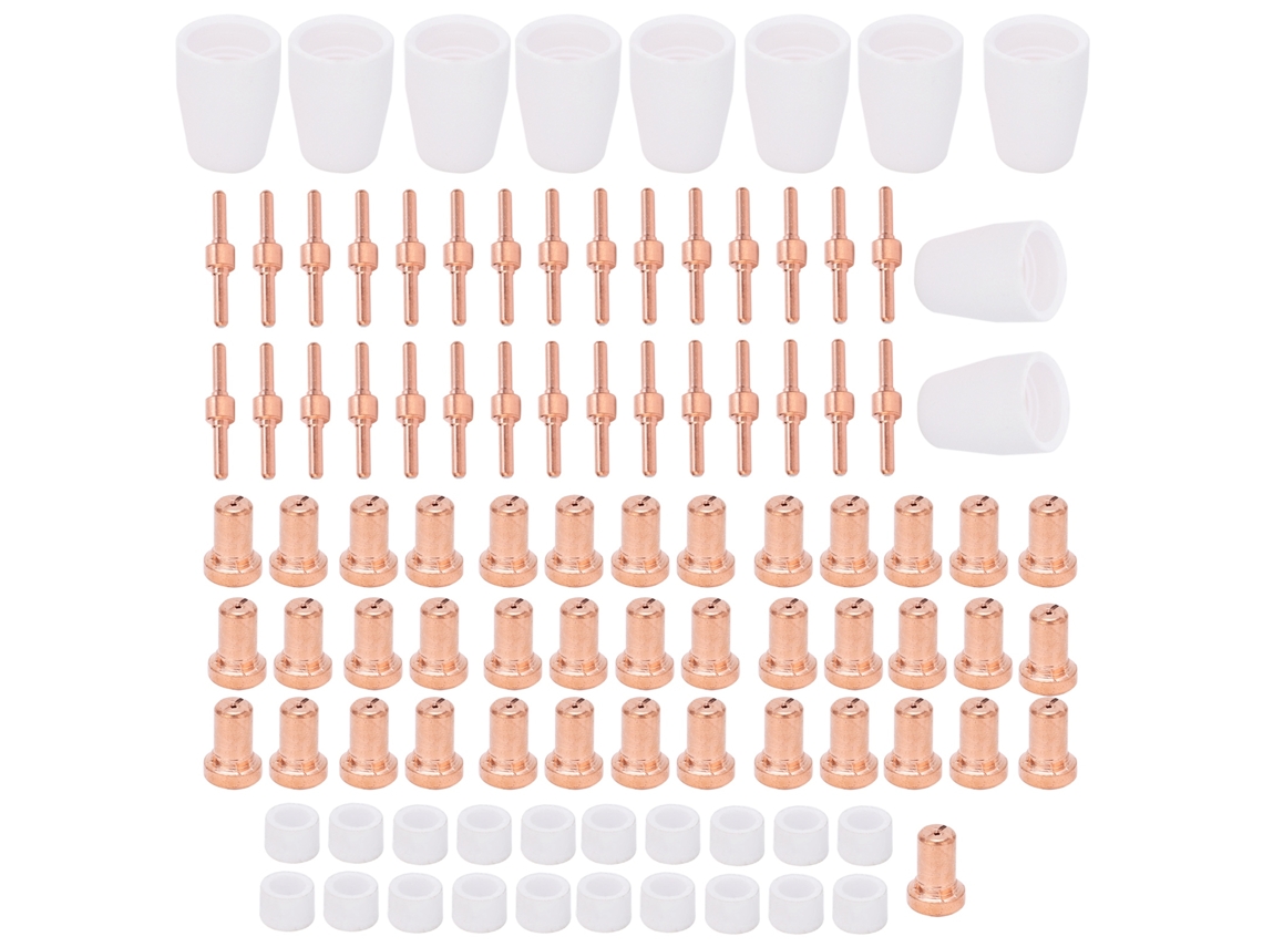 Kit De Pontas De Eletrodos Com Derivação Pt‑31 Consumíveis De Cobre Acessórios Para Máquinas De Soldagem 100 Peças