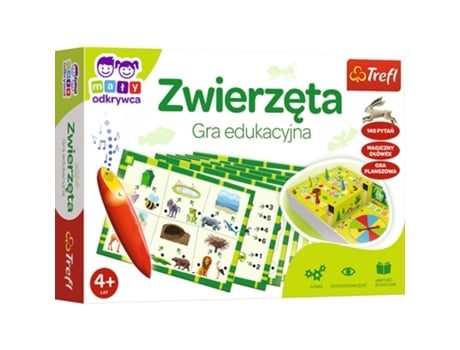 Jogo Infantil Animais Lápis Mágico Trefl 02111 Trefl Gry