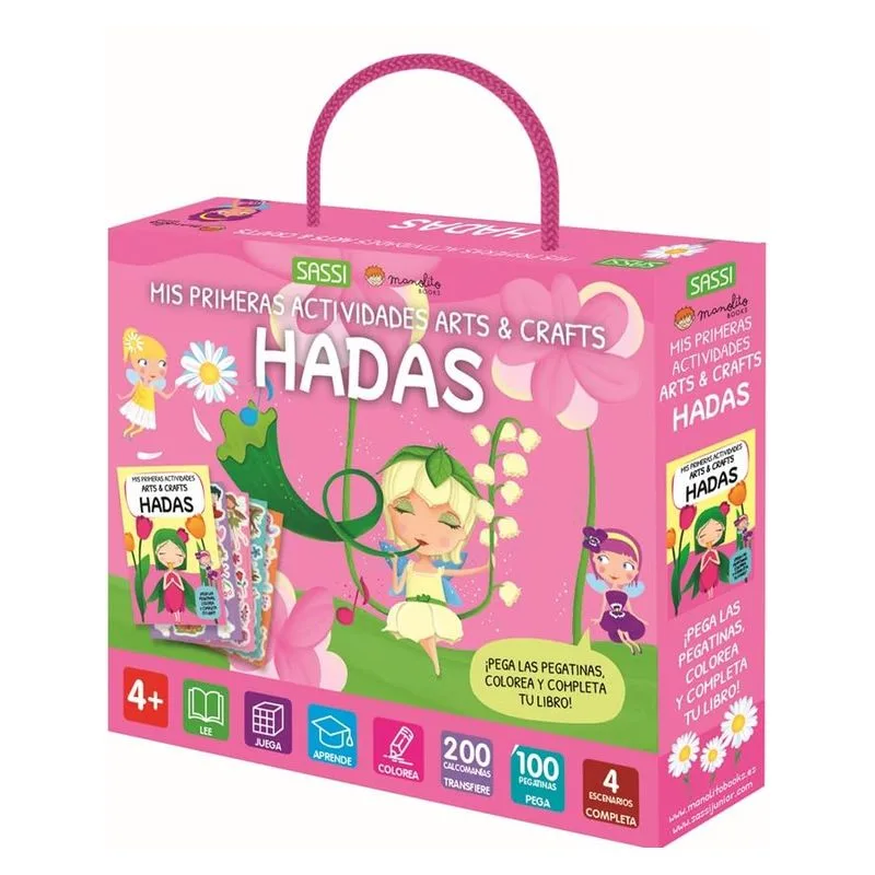 Maletín Mis Primeras Actividades Arts Crafts Hadas 14145 Manolito Manolito Books