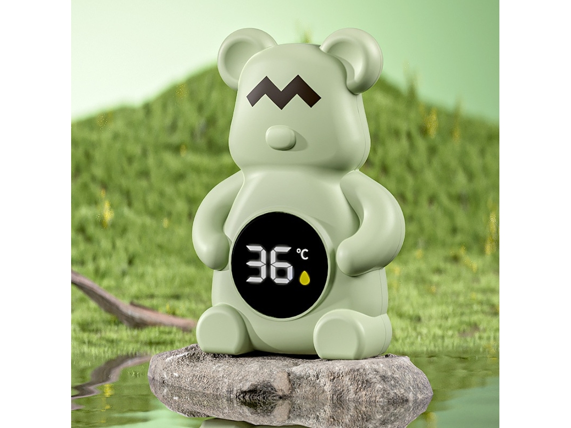 Elysve Termómetro Eletrónico Para Banho De Bebé Formato Urso, Verde