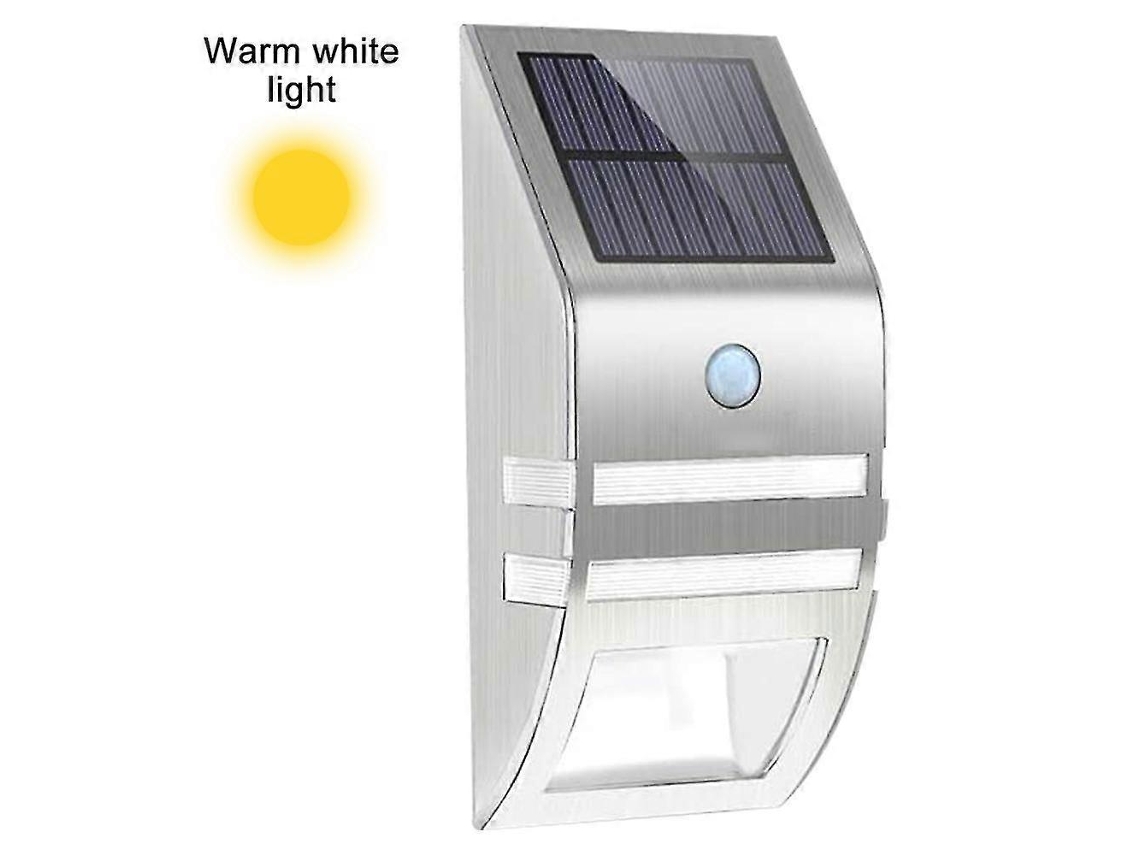 Sensor De Movimento Solar De Aço Inoxidável, Luzes Decorativas Movidas A Energia Solar Olysi Shop