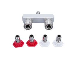 Dica Lava-pressão 2 Em 1 Aço Inox Conexão Rápida 5000psi