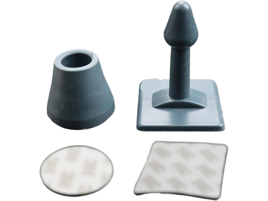 Protetor De Piso Silencioso Silicone Com Ventosa Porta