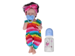 Mali boneca Reborn Menina Recém nascida 12 Polegadas Silicone Realista com Membros Móveis Lavável